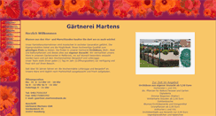 Desktop Screenshot of gartenbau-martens.de